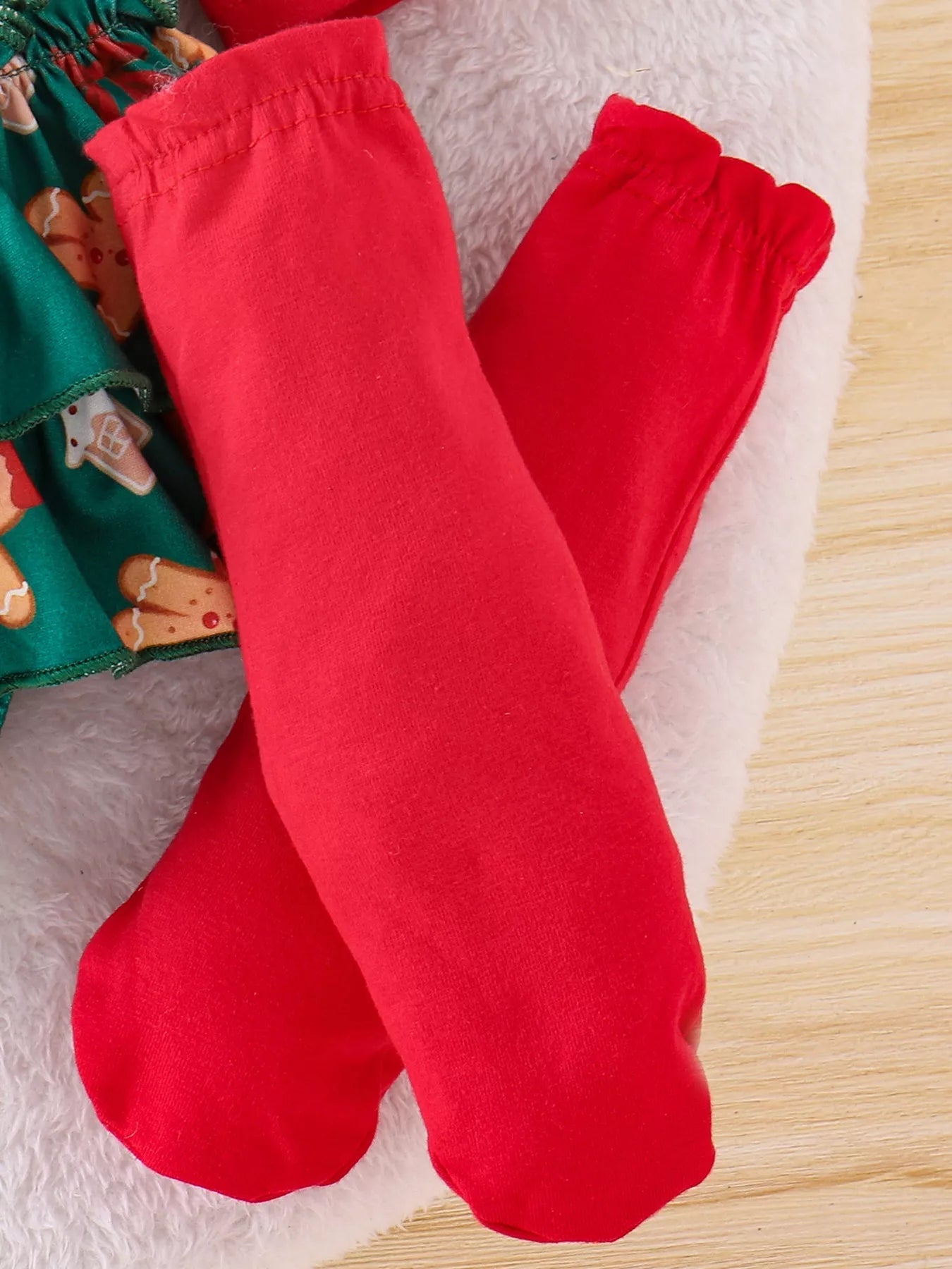 Children's My First Christmas Ruffle Sleeve Set - Tiny Haven