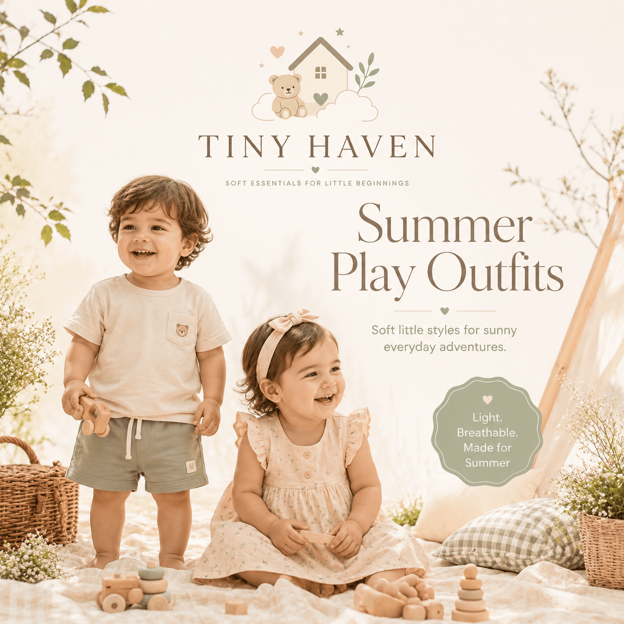 Summer Play Outfits - Tiny Haven