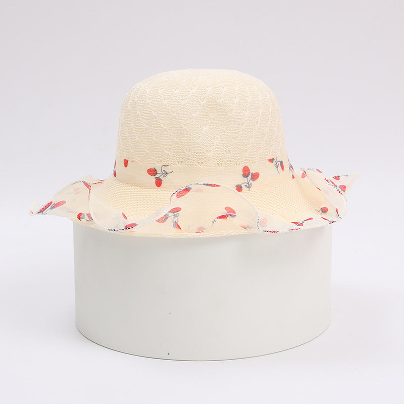 Princess Kids Straw Sun Hat