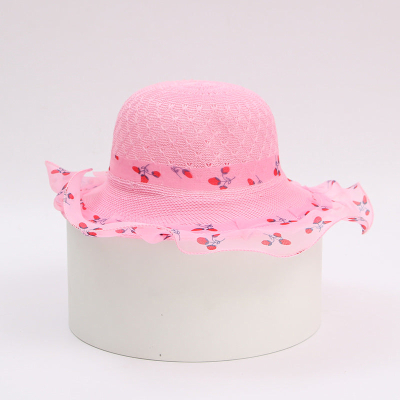 Princess Kids Straw Sun Hat