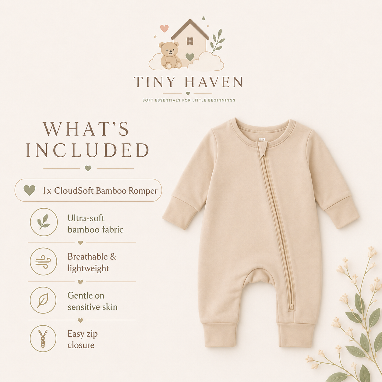 CloudSoft™ Bamboo Romper