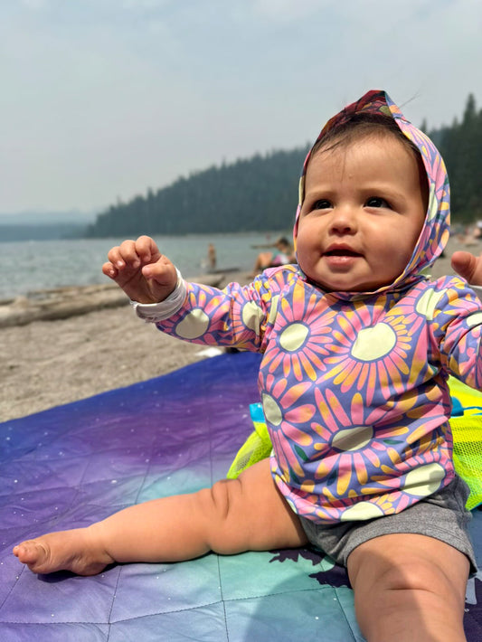 Alpine Daisy UPF 50 Sun Hoodie