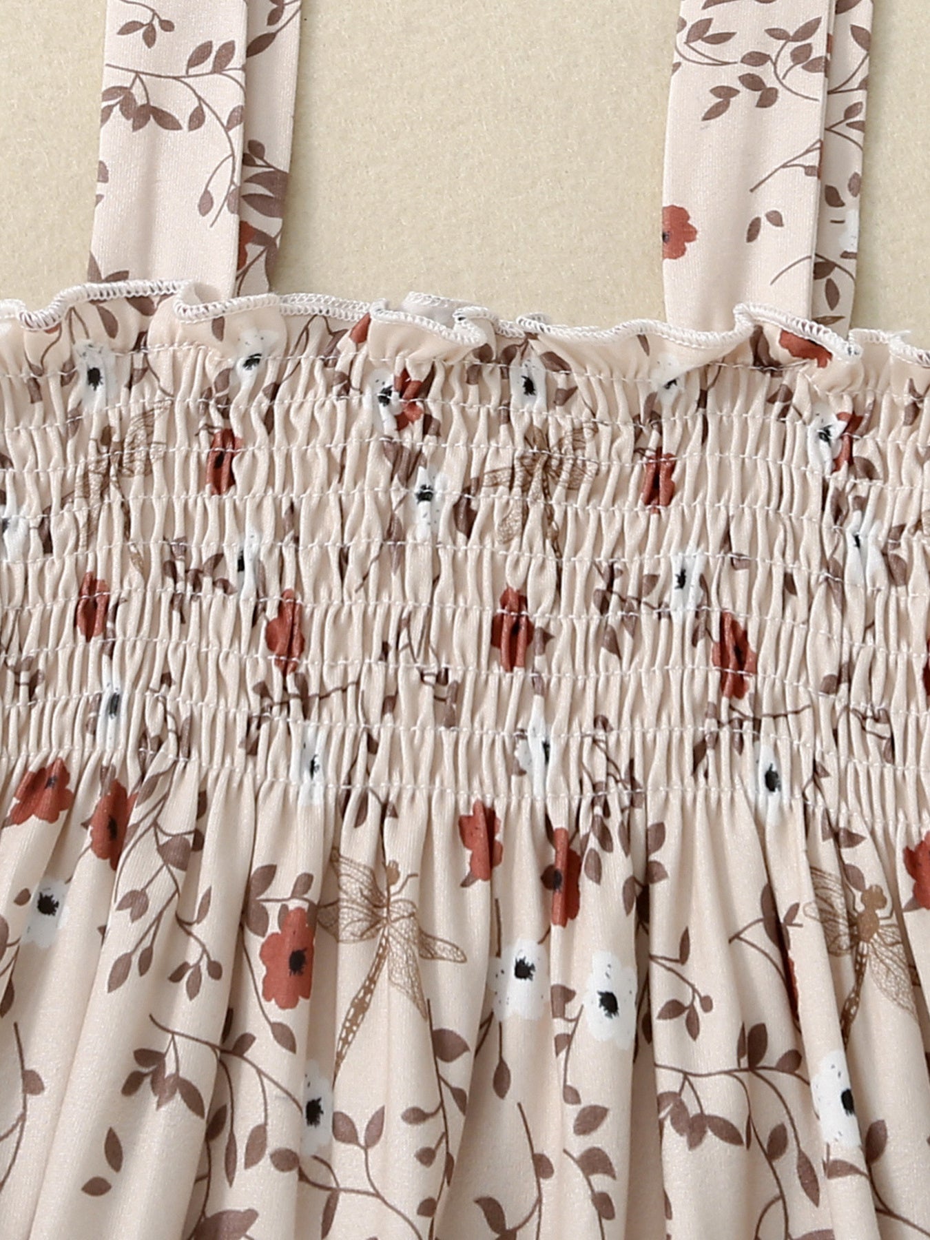 Blush Garden Smocked Jumpsuit - Tiny Haven