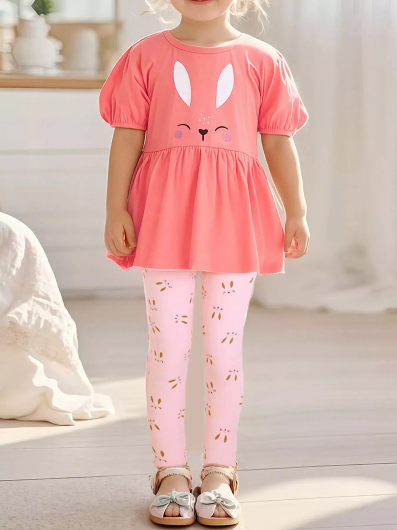 Bunny Haven Top & Leggings Set - Tiny Haven