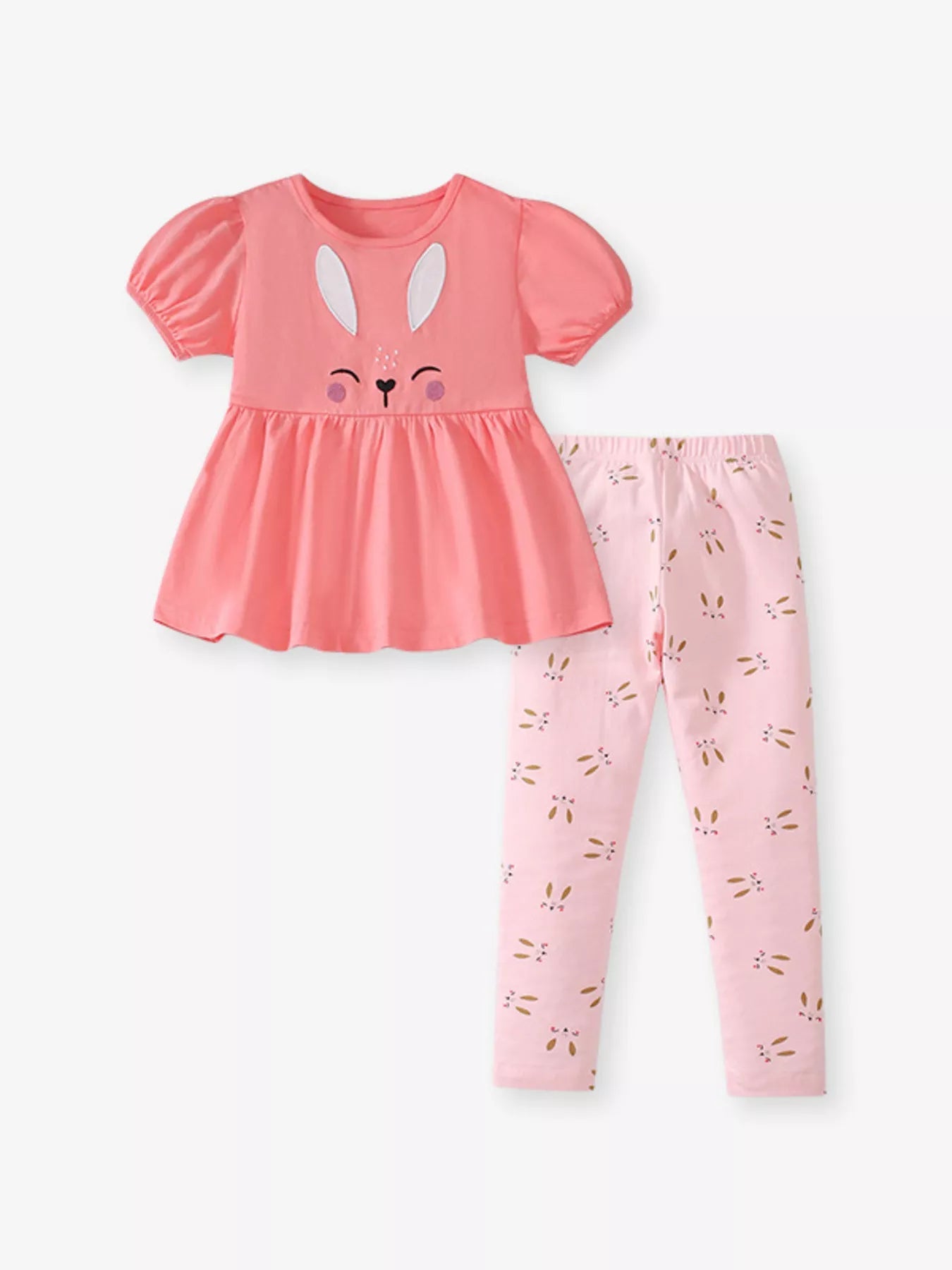 Bunny Haven Top & Leggings Set - Tiny Haven