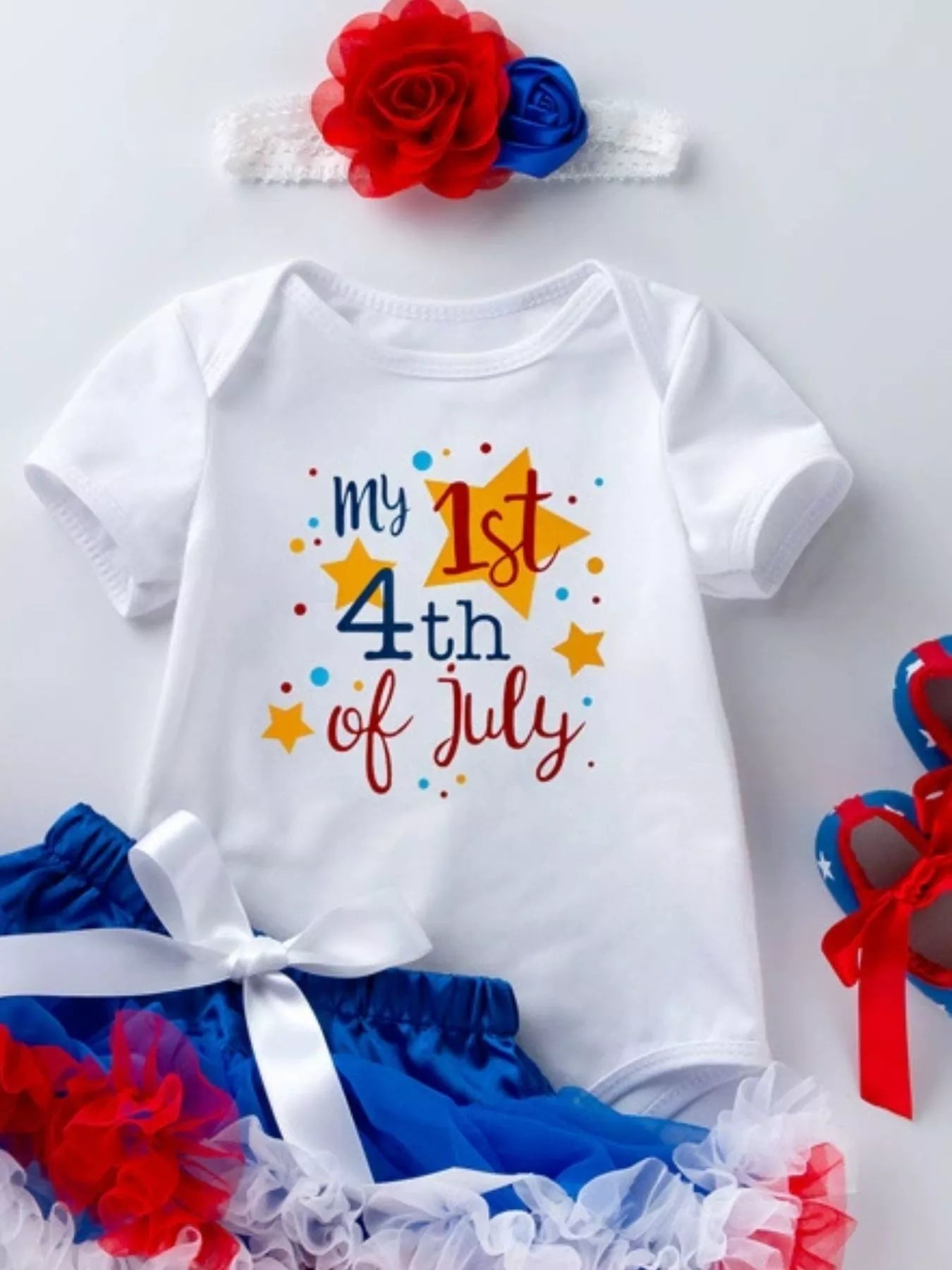 Children's First 4th of July Outfit Set - Tiny Haven