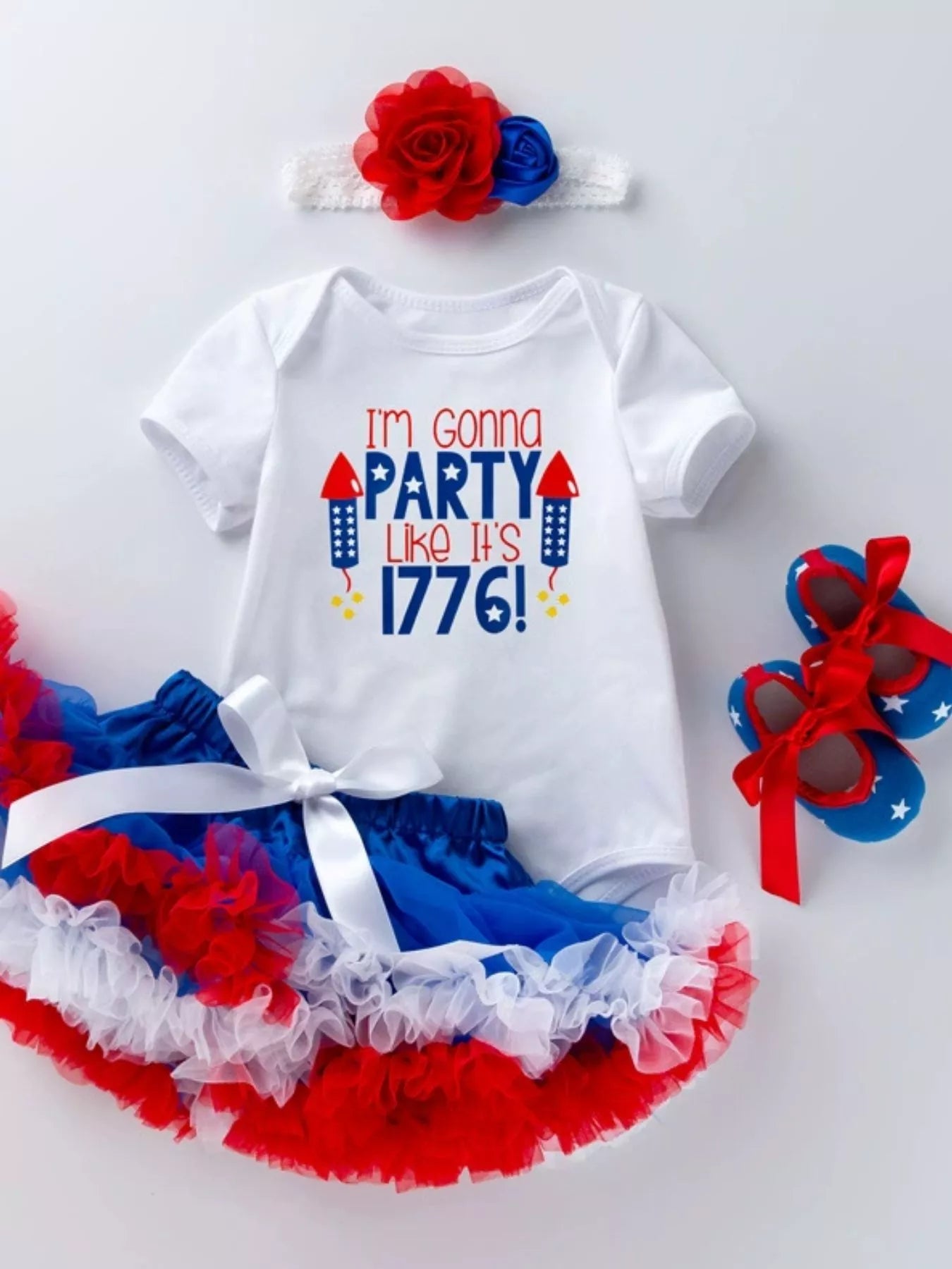 Children's First 4th of July Outfit Set - Tiny Haven