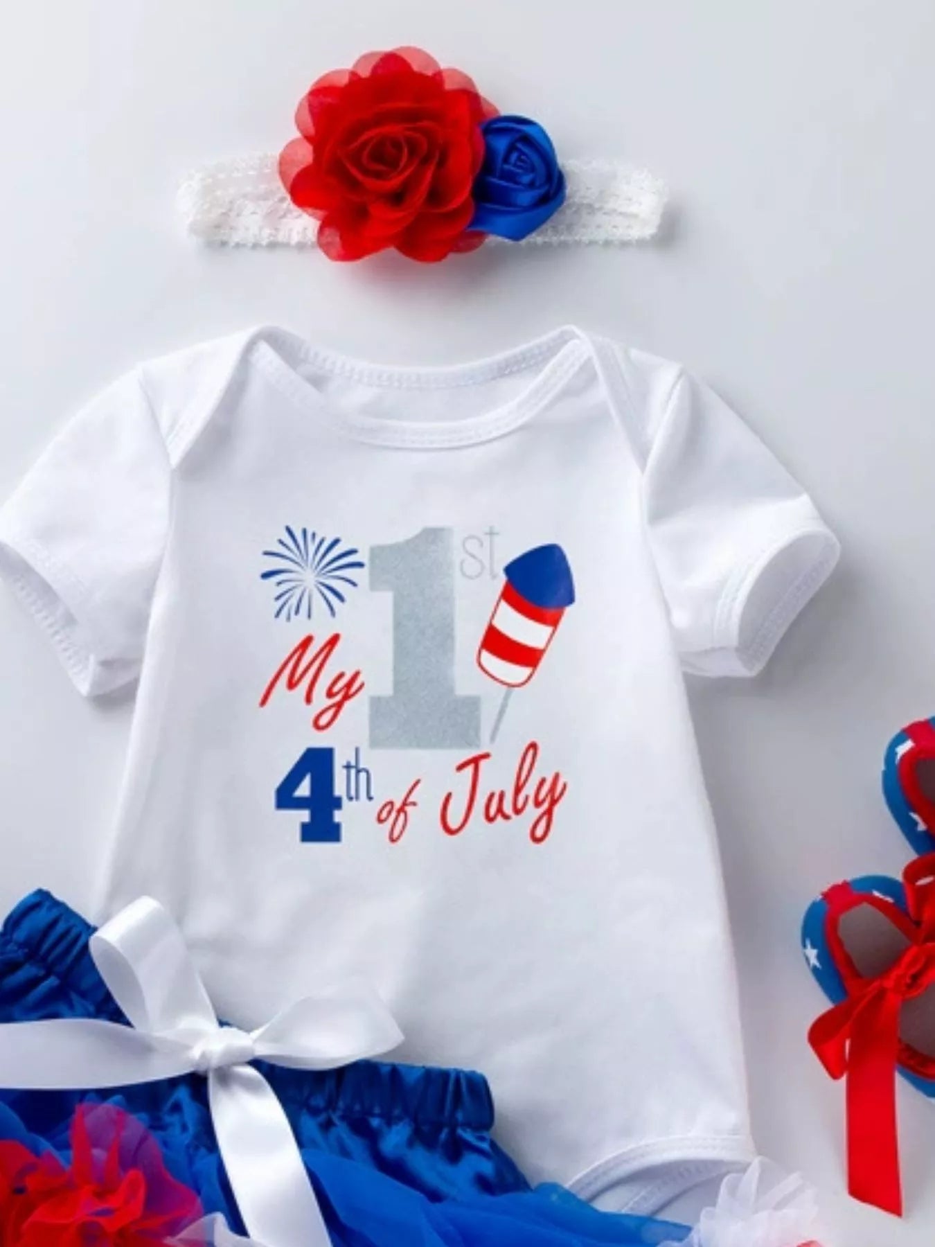Children's First 4th of July Outfit Set - Tiny Haven