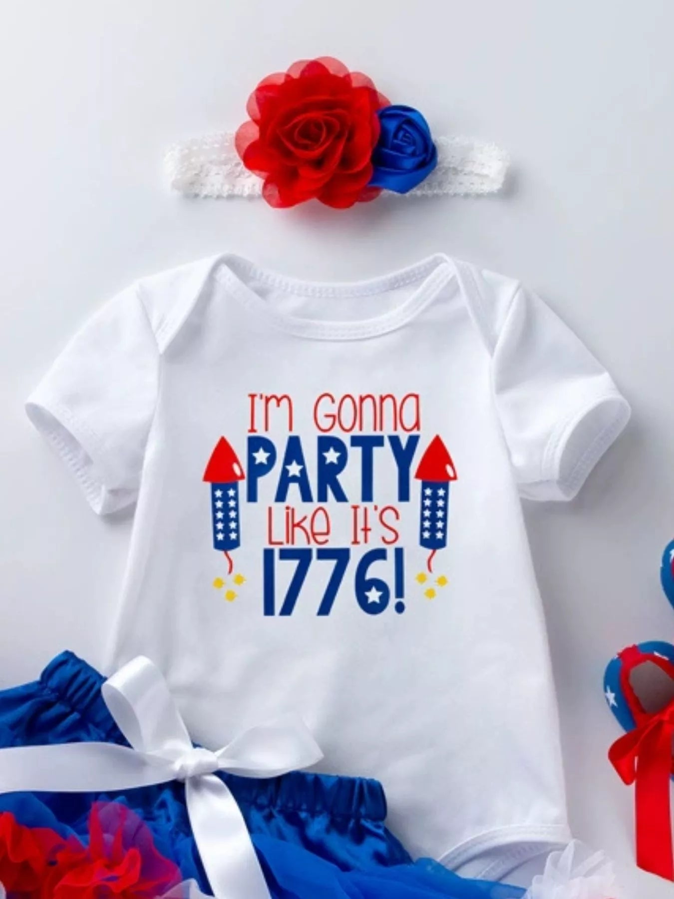 Children's First 4th of July Outfit Set - Tiny Haven