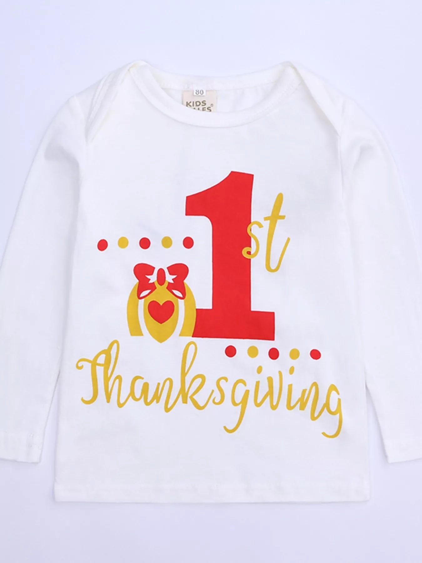 Children's First Thanksgiving Top and Skirt Outfit Set - Tiny Haven