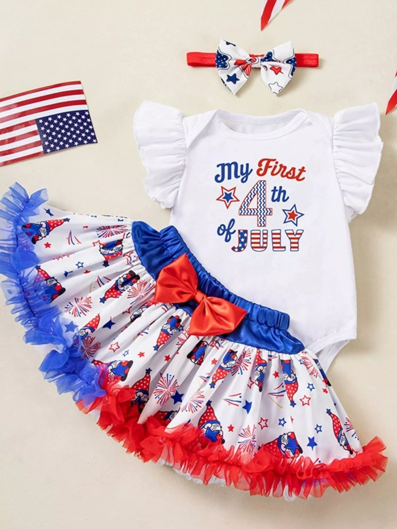 Children's My First 4th of July Outfit Set - Tiny Haven