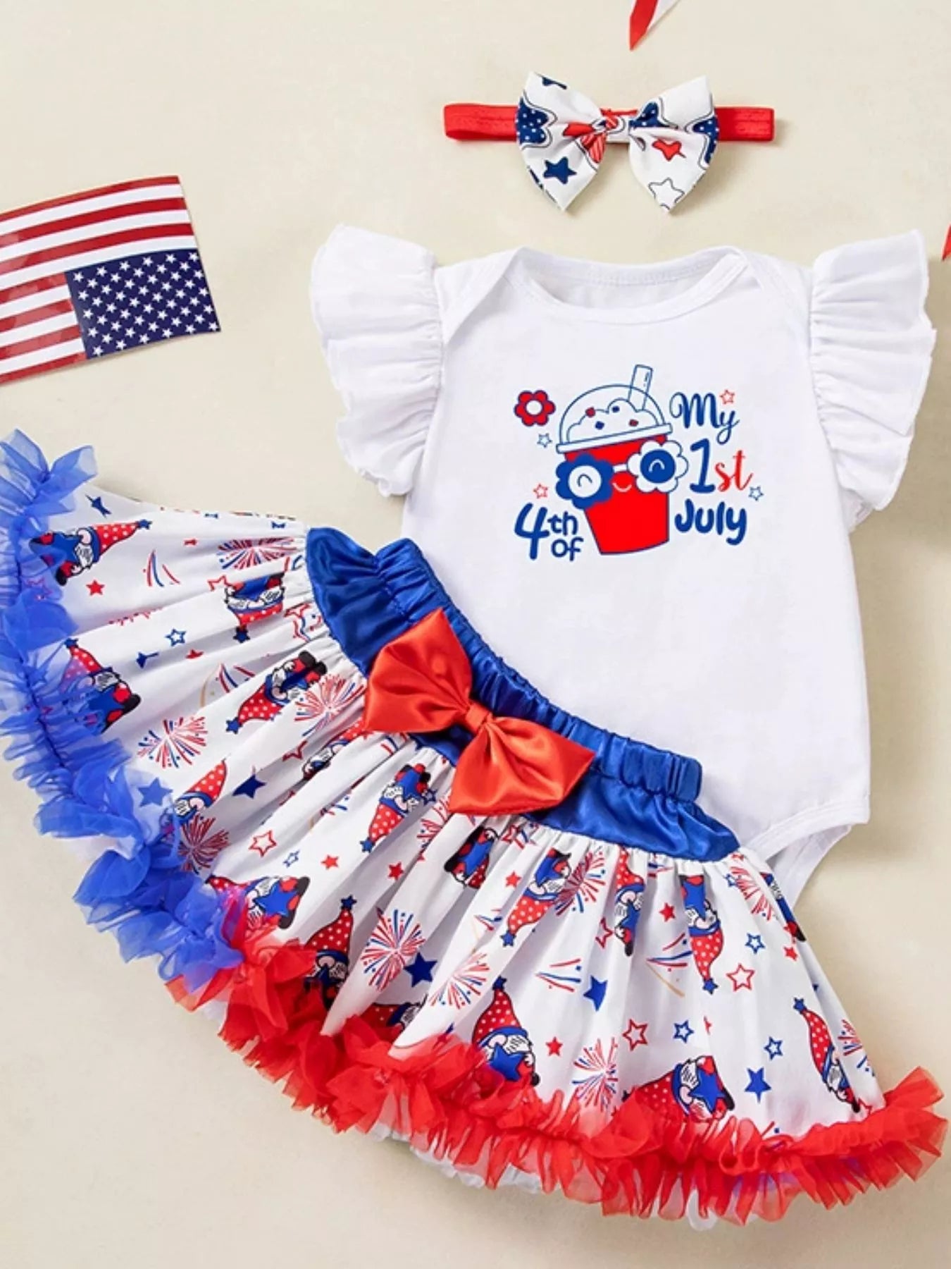 Children's My First 4th of July Outfit Set - Tiny Haven
