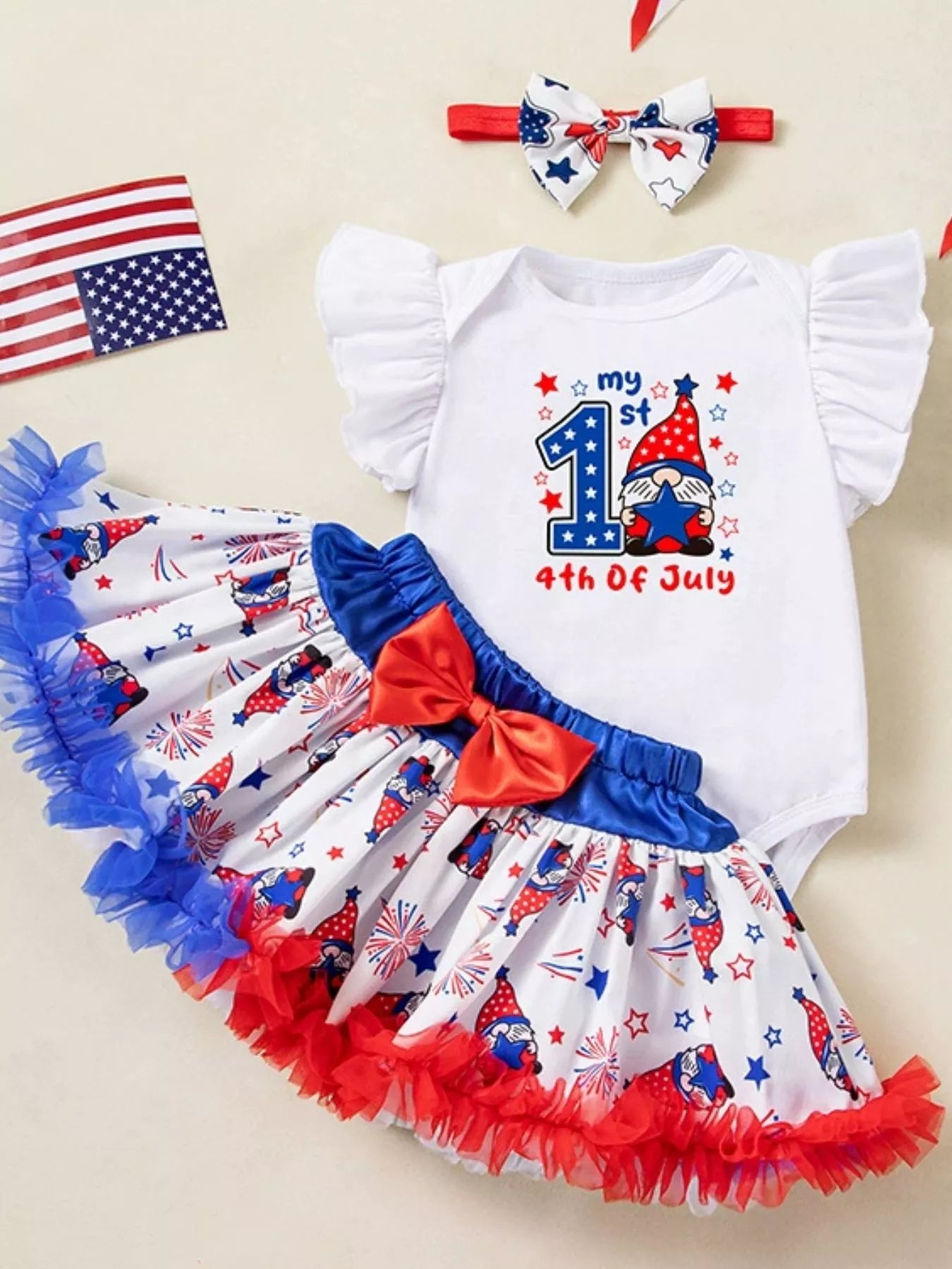 Children's My First 4th of July Outfit Set - Tiny Haven