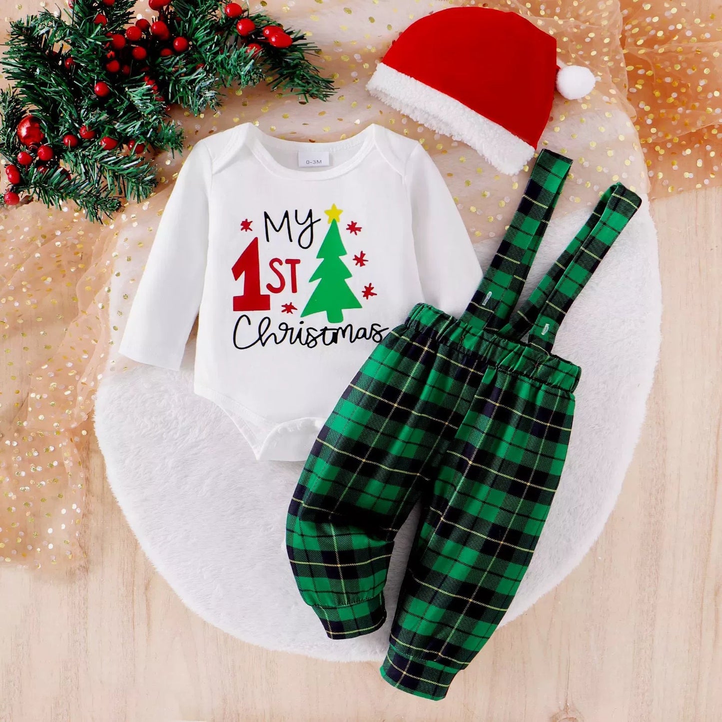 Children's My First Christmas Outfit Set - Tiny Haven