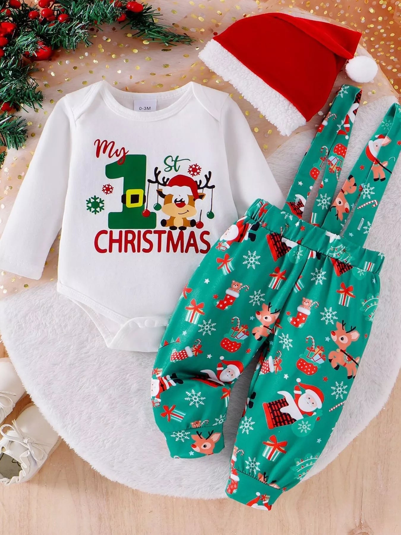 Children's My First Christmas Outfit Set - Tiny Haven