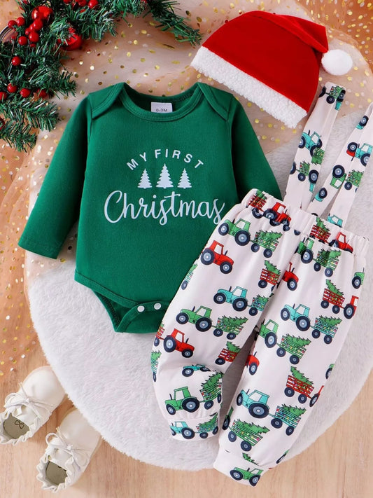 Children's My First Christmas Outfit Set - Tiny Haven