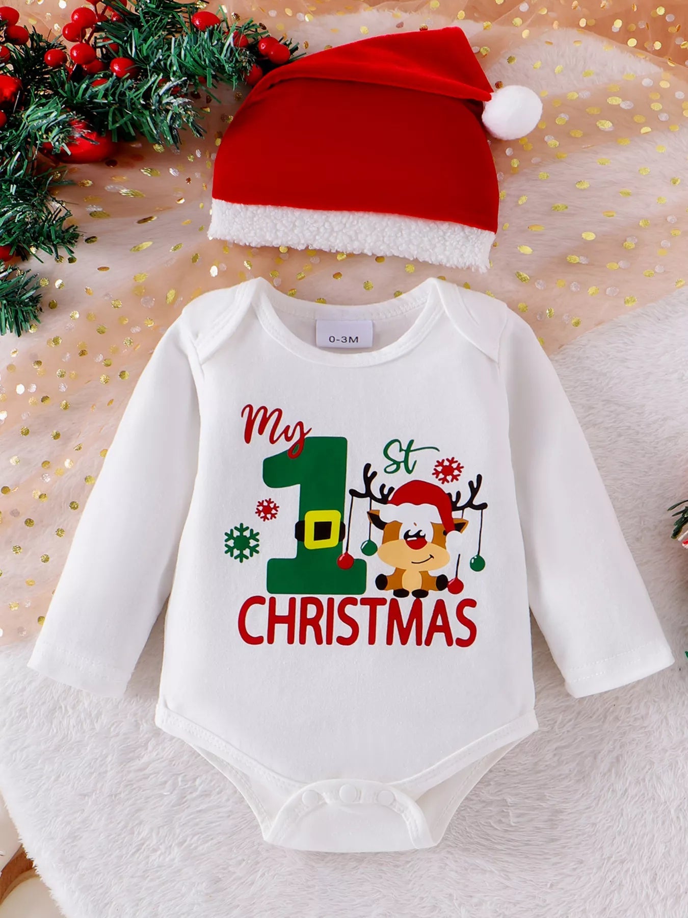 Children's My First Christmas Outfit Set - Tiny Haven