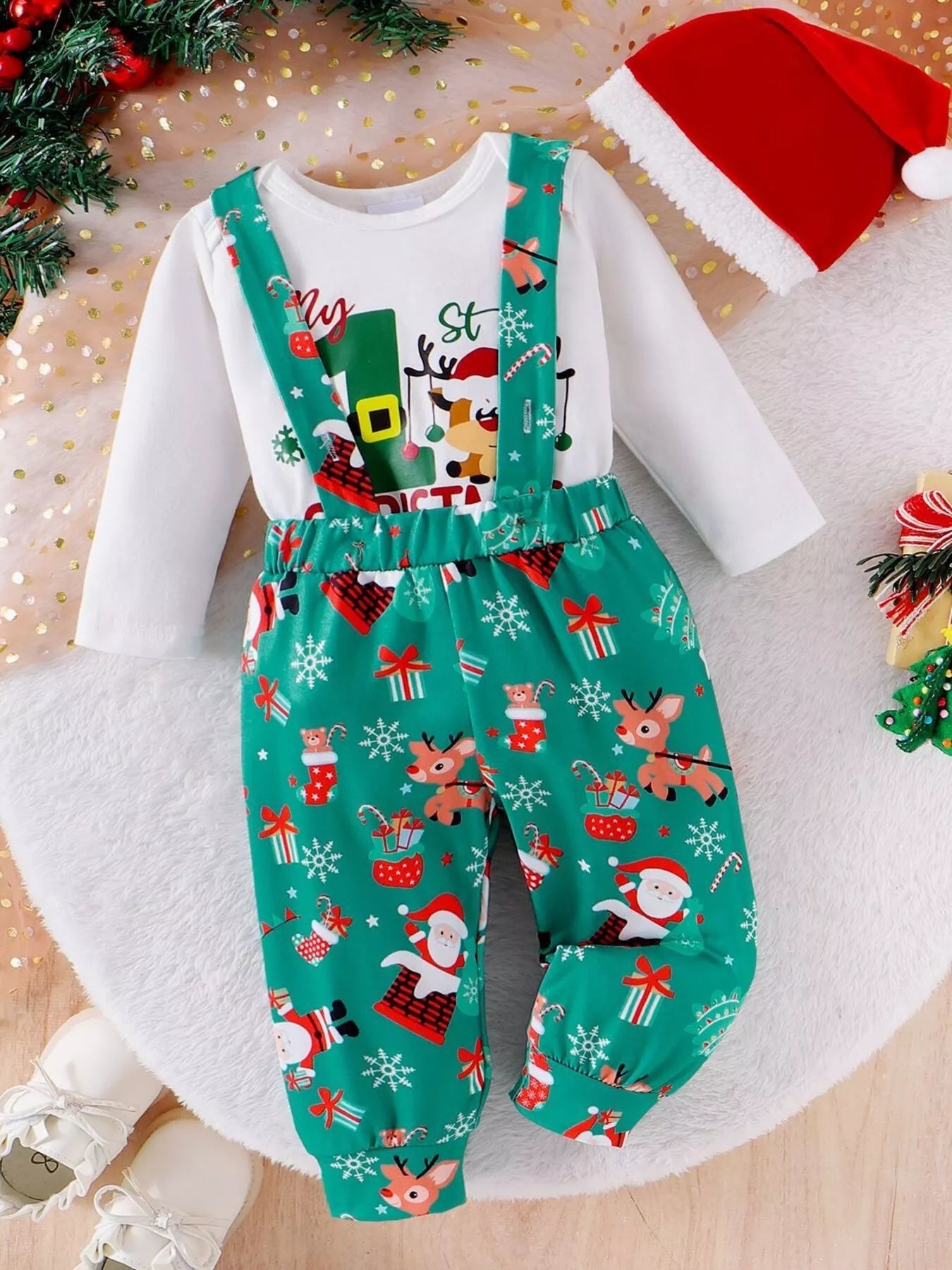 Children's My First Christmas Outfit Set - Tiny Haven
