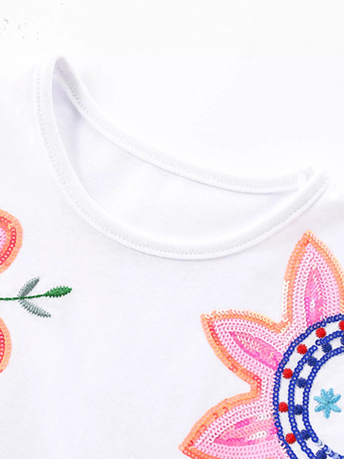 Embroidered Garden Tulle Dress - Tiny Haven