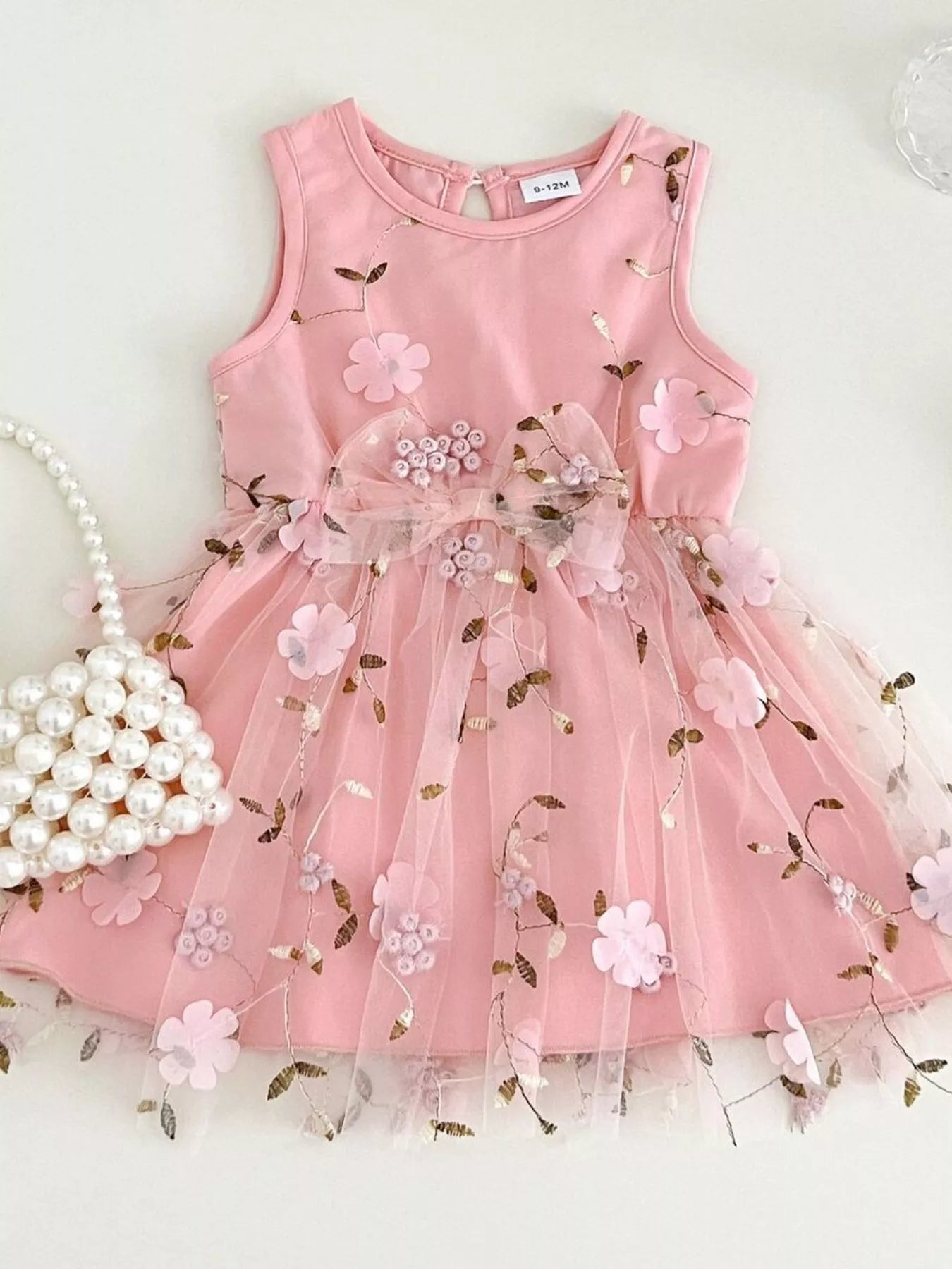 Floral Whimsy Tulle Dress - Tiny Haven