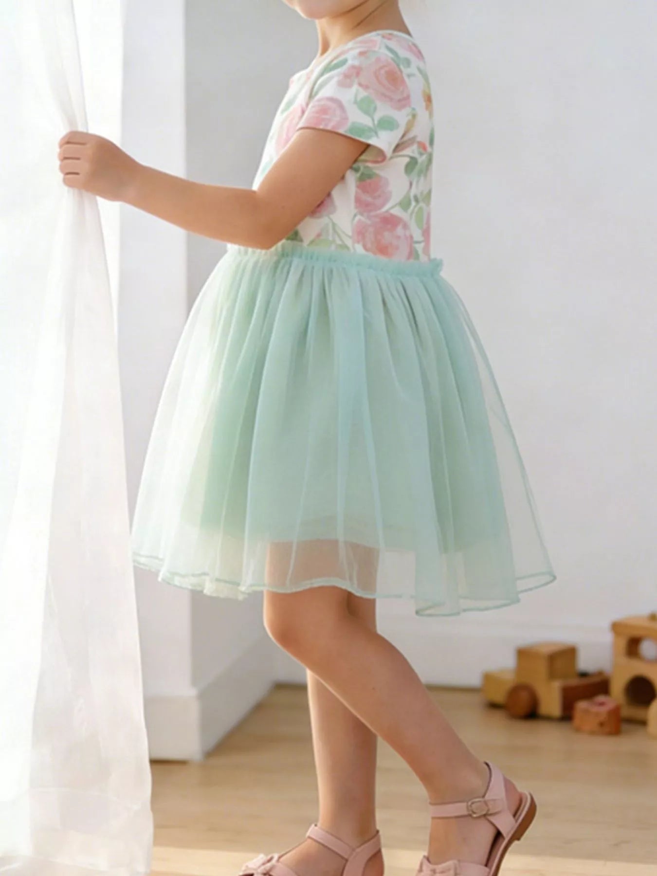 Garden Bloom Tulle Dress - Tiny Haven