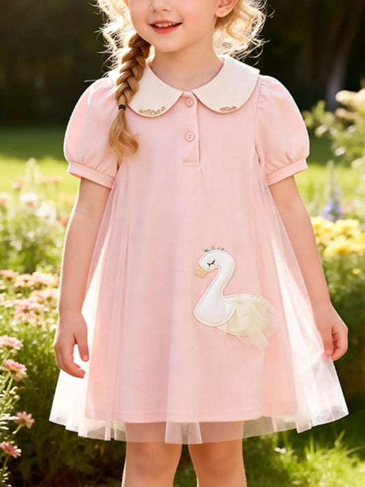 Goose Meadow Cotton Short Sleeve Dress - Tiny Haven