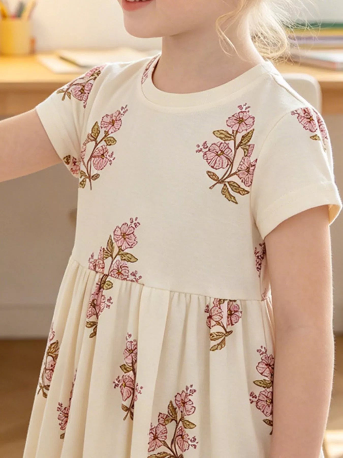 Meadow Bloom Cotton Dress - Tiny Haven