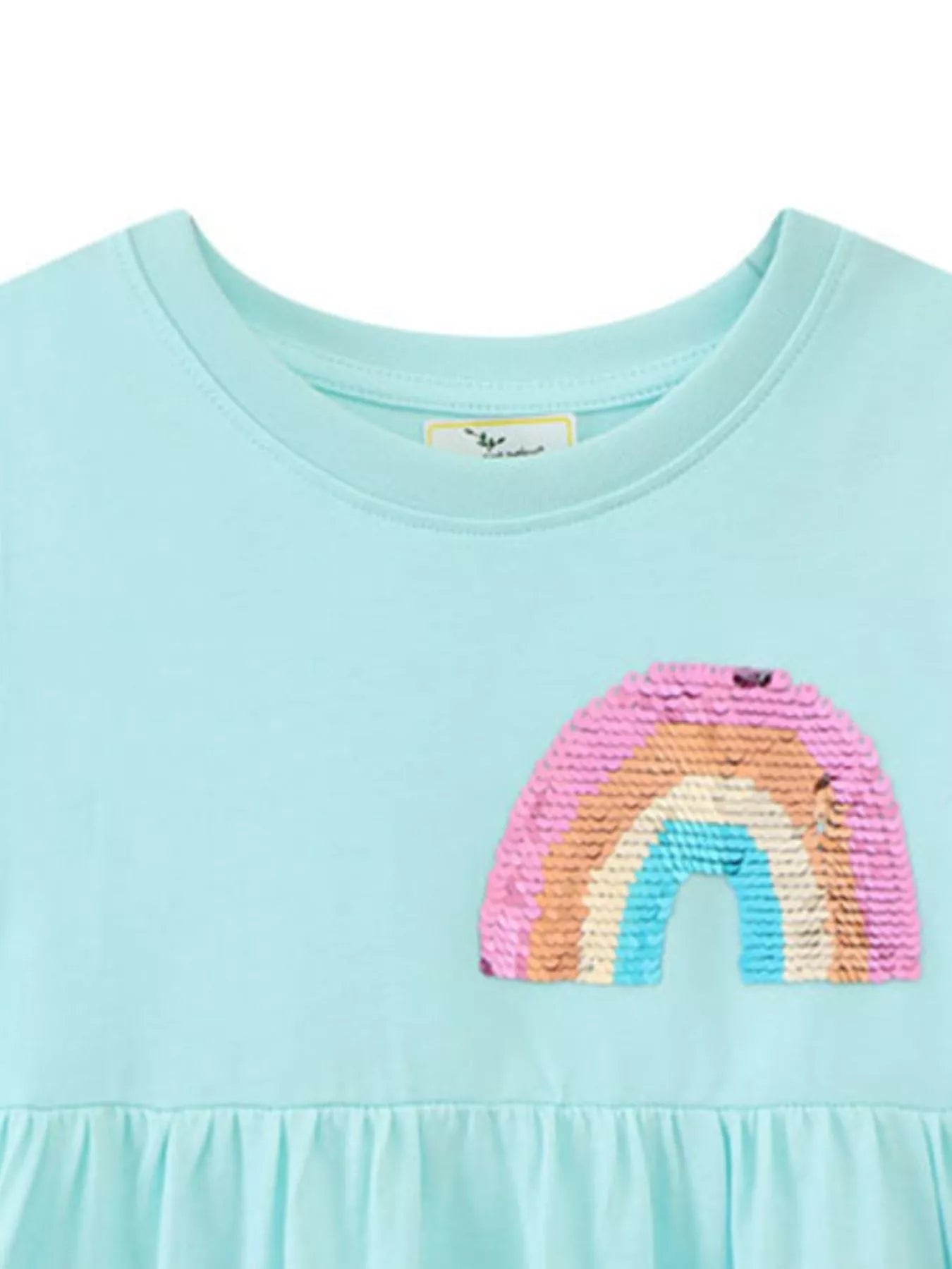 Pastel Rainbow Sparkle Dress - Tiny Haven