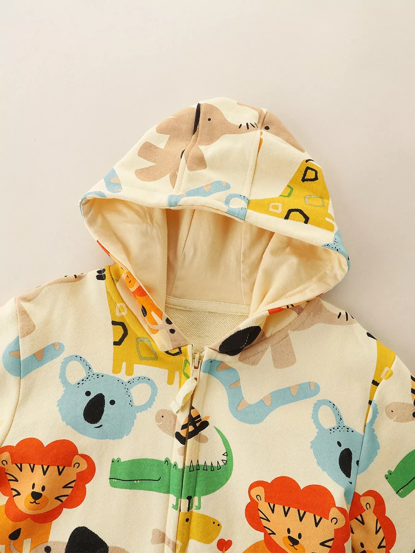 Woodland Friends Zip-Up Hoodie - Tiny Haven
