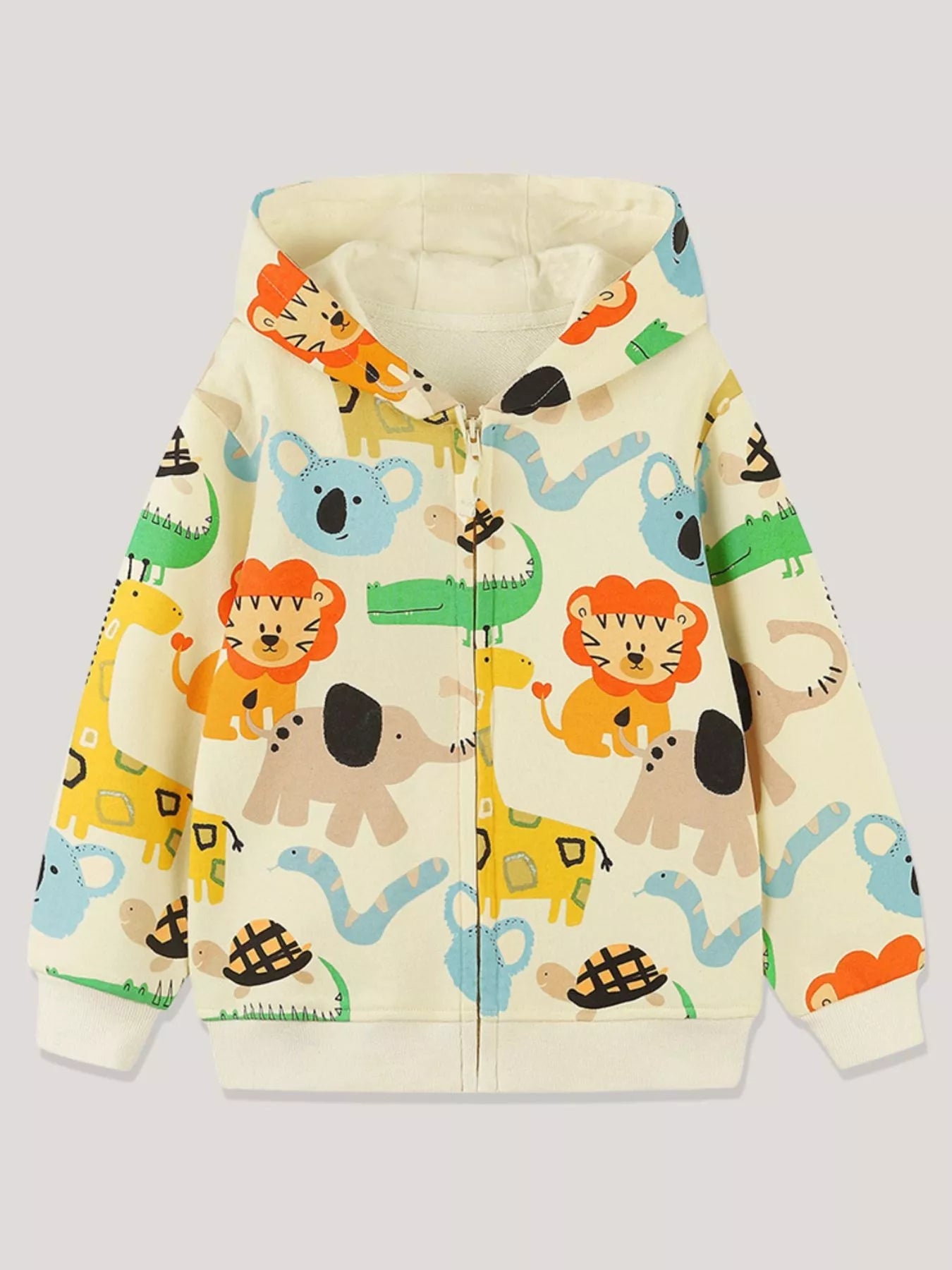 Woodland Friends Zip-Up Hoodie - Tiny Haven